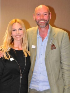 Anneka with Peter Martin
