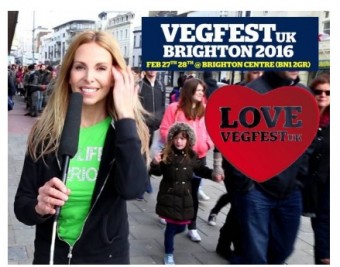 Anneka Svenska Official Presenter for VegFestUK Brighton 2016