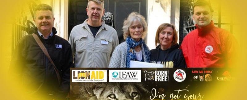 March to Stop Lion Trophy Imports 30.04.16