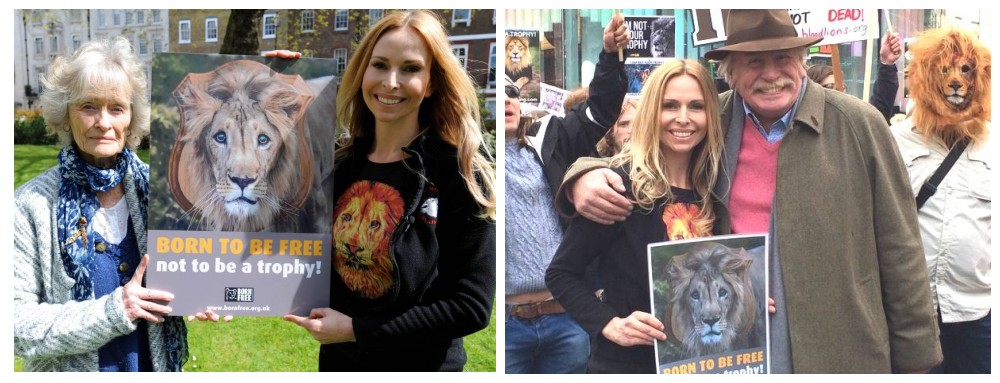 March to Stop Lion Trophy Imports 30.04.16 Anneka Svenska